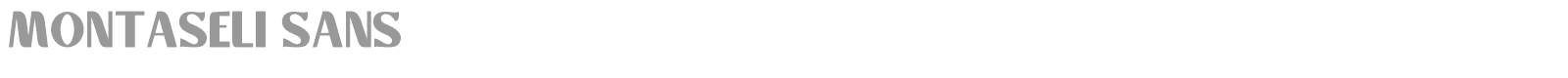 Montaseli Sans font preview